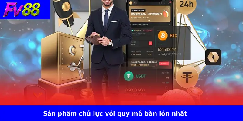 Casino Fv88 2 Sản phẩm chủ lực với quy mô bàn lớn nhất